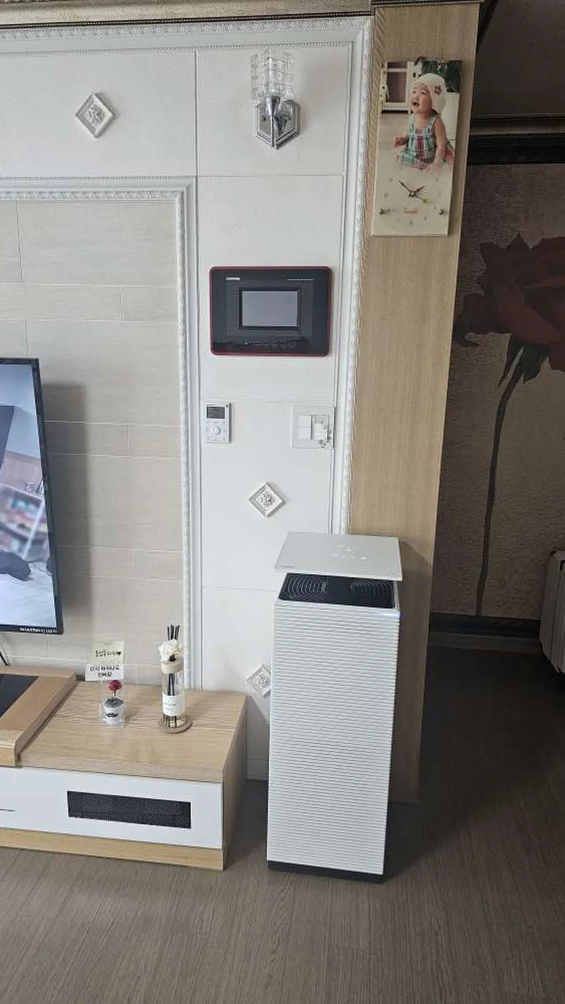 공기청정기 광명시 하안동 가정 실내 배치 구동 점검 설치 후 코웨이