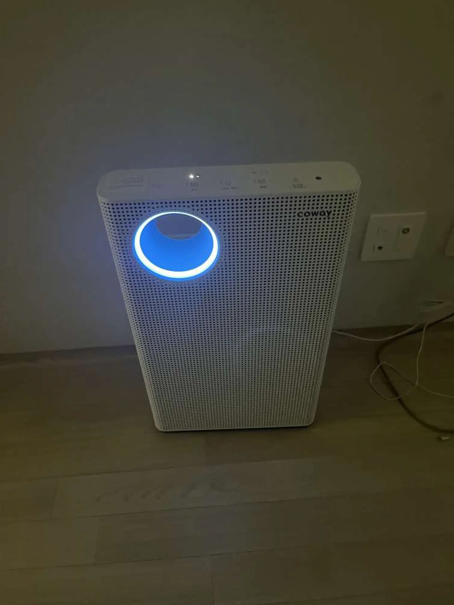 공기청정기 광명시 철산동 가정 실내 배치 구동 점검 설치 후 코웨이