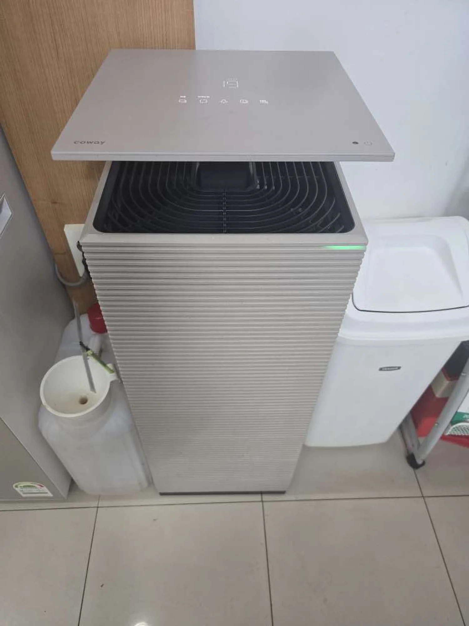 공기청정기 안양시 만안구 석수동 가정 실내 배치 구동 점검 설치 후 코웨이